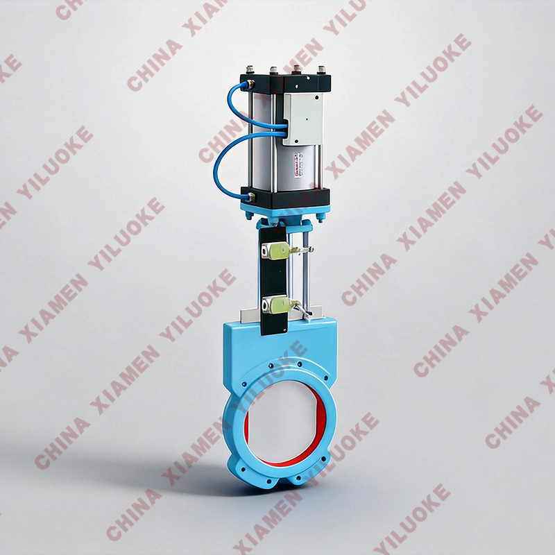Pneumatic Slurry Knife Gate Valve Pneumatic Actuated Slurry Knife Gate Valve